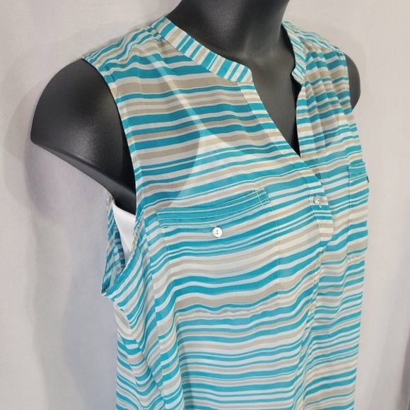 APT. 9 Women's Soft Lightweight Casual Striped Top size XL - Picture 4 of 11